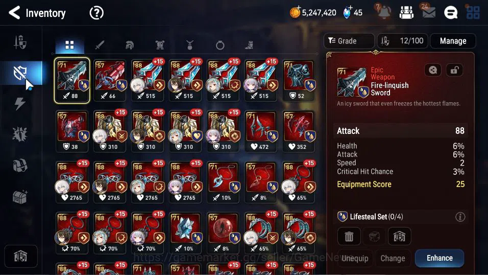 Epic Seven Accounts GLOBAL Unverif|New Era|2 ML (LOTScales,ALaika)+Set image 8