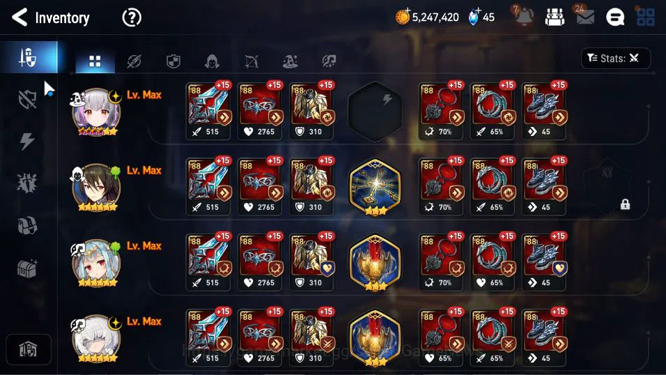Epic Seven Accounts GLOBAL Unverif|New Era|2 ML (LOTScales,ALaika)+Set image 9