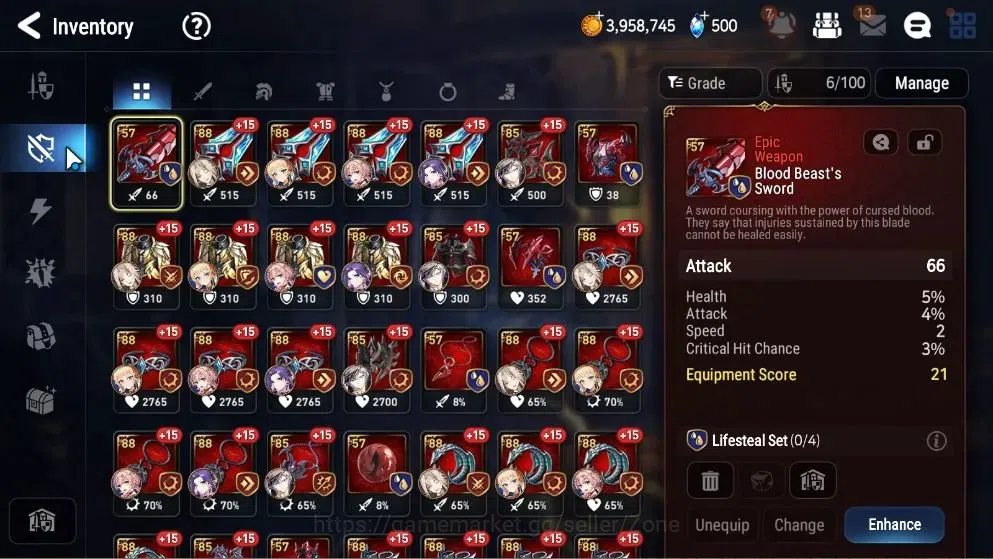 Epic Seven Accounts GLOBAL Unverif|New Era|2 ML(Har setti,Commander Pa image 10