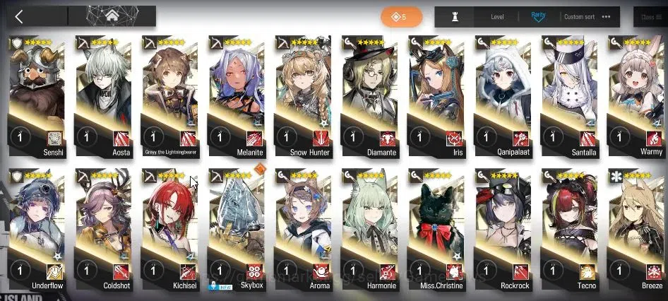 Arknights Accounts Lv 75|195 OP 28 Skin|29,6K Oru|9 Limited+Collab AV image 11