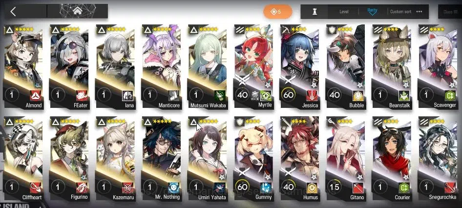 Arknights Accounts Lv 75|195 OP 28 Skin|29,6K Oru|9 Limited+Collab AV image 13