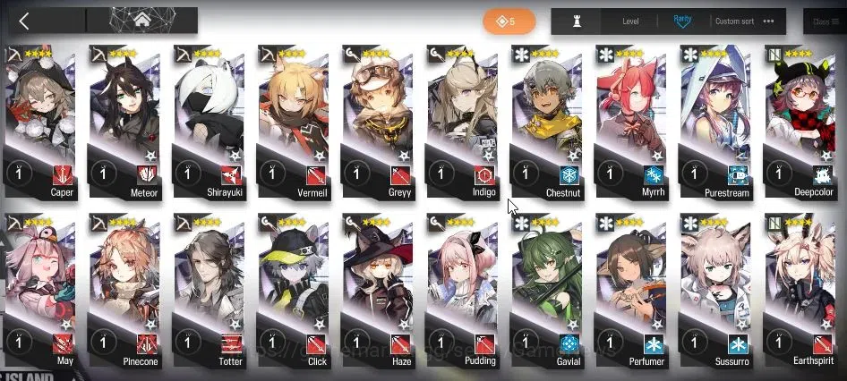Arknights Accounts Lv 75|195 OP 28 Skin|29,6K Oru|9 Limited+Collab AV image 15