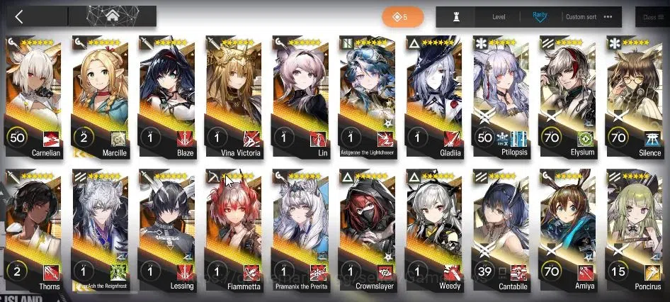 Arknights Accounts Lv 75|195 OP 28 Skin|29,6K Oru|9 Limited+Collab AV image 9