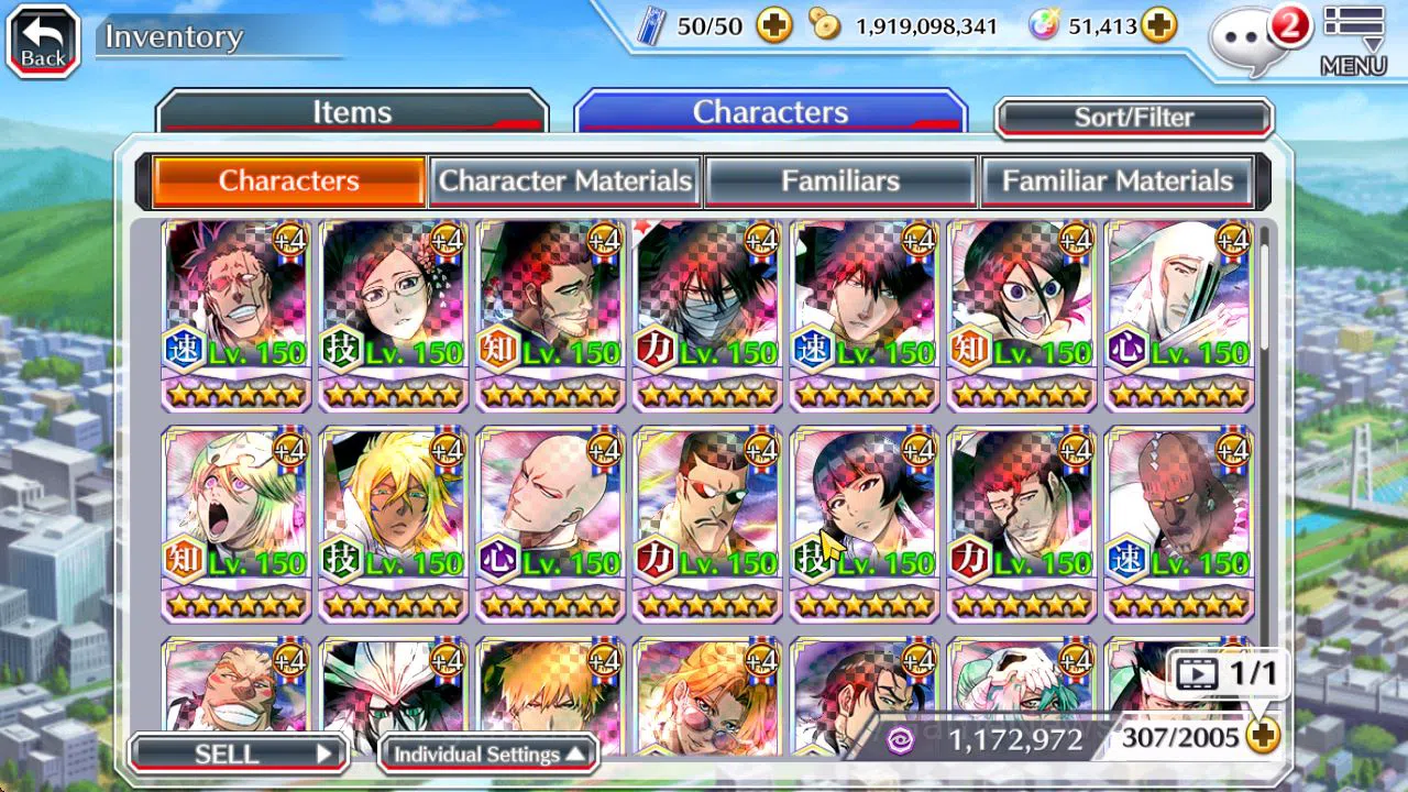 Bleach: Brave Souls Accounts Mid-Tier GBL 51K Orb|SoulRaper(Shunsui,Jushiro),Duo Crescent,Fierce Halibel,Toshiro,Gin,TYBW24 2