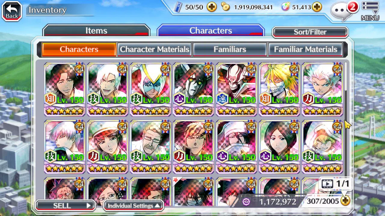 Bleach: Brave Souls Accounts Mid-Tier GBL 51K Orb|SoulRaper(Shunsui,Jushiro),Duo Crescent,Fierce Halibel,Toshiro,Gin,TYBW24 6