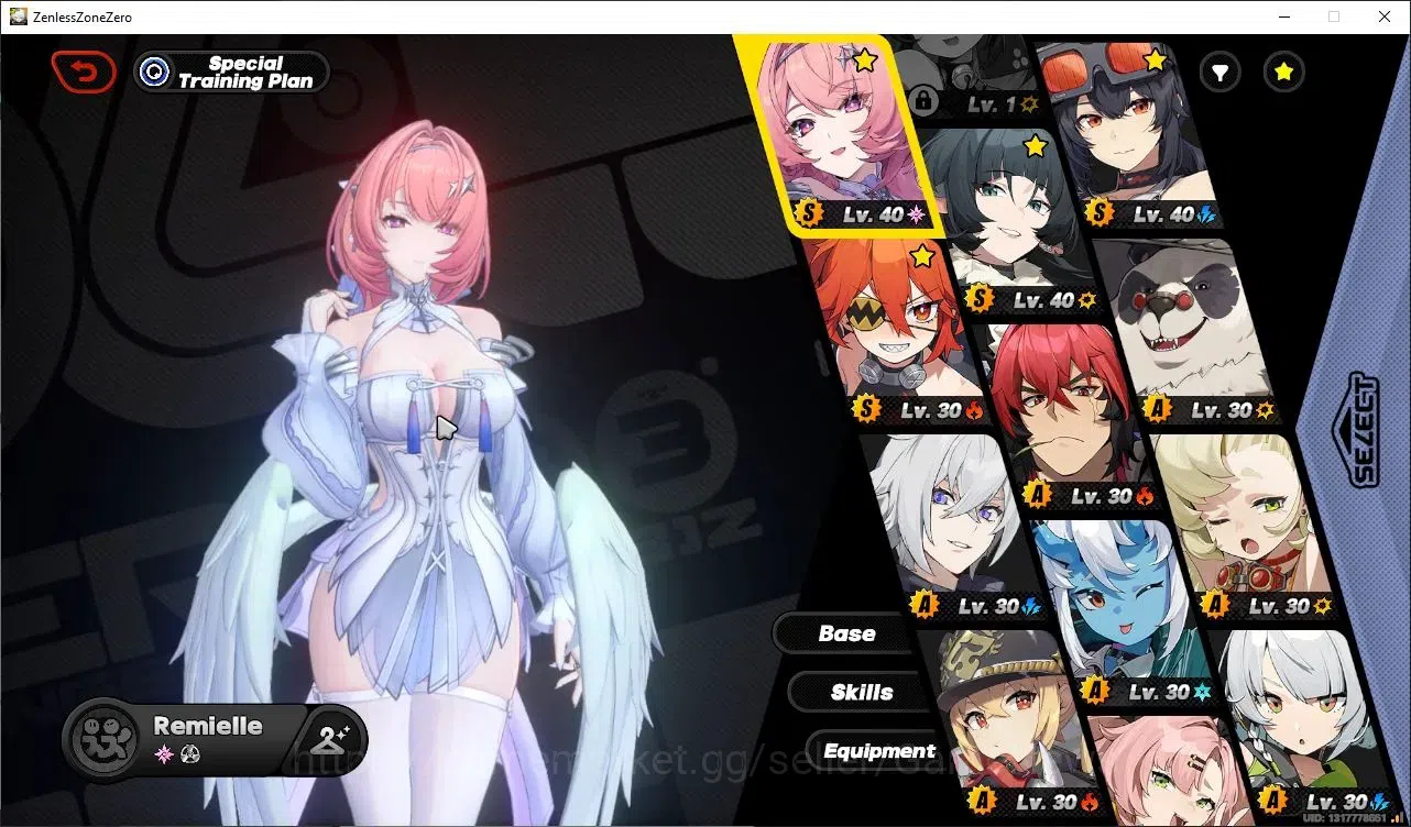 Zenless Zone Zero Accounts Starter ASIA|IK 40|S1 Ch2|185 Poly+4 EMT|2 Limited(Ramiele Dan,Jane Doe)+Sign|2 1