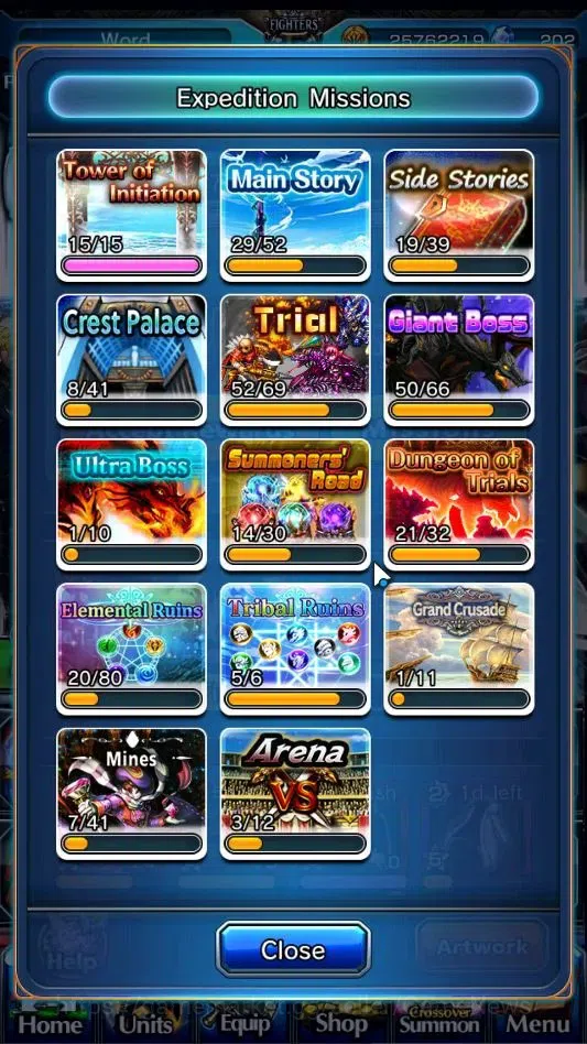 Grand Summoners Accounts End-Game Global|Rank 96|19 Ascend 8 8