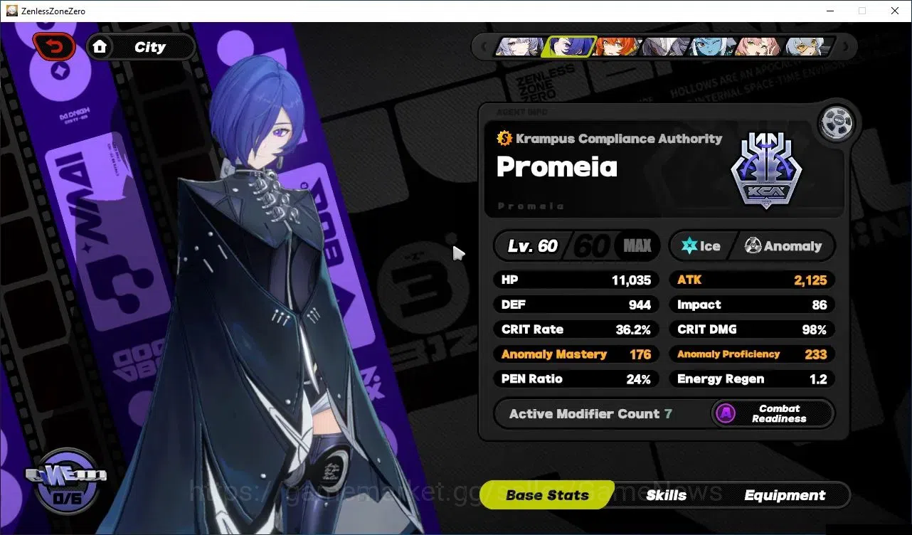 Zenless Zone Zero Accounts Starter ASIA|IK 51|4 Limited(PyroisM2)+Sign,Velina,Promei,Orphie&Magnus|3 13