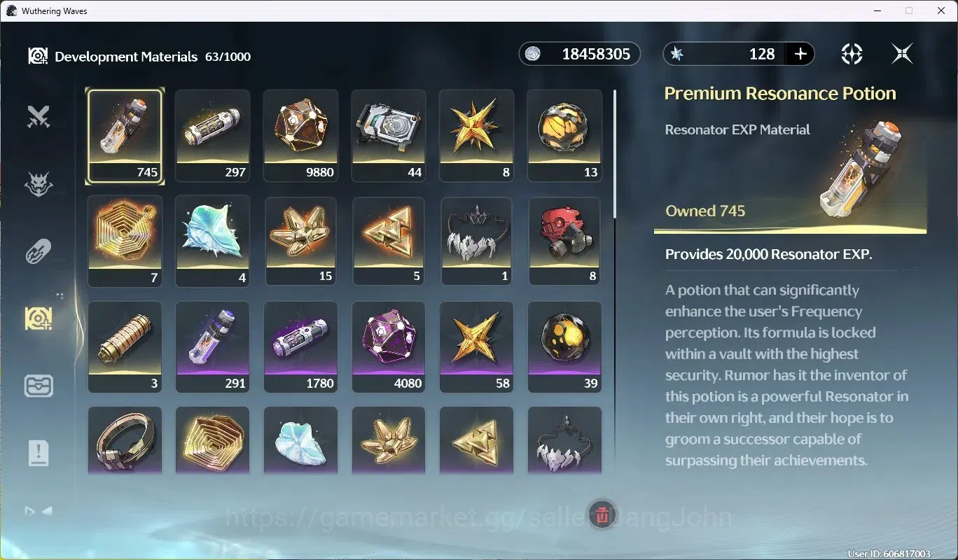Wuthering Waves Accounts EU|UL 49|Rank 5|1 Char Limited [Lucy RC6 + Sign],R image 11