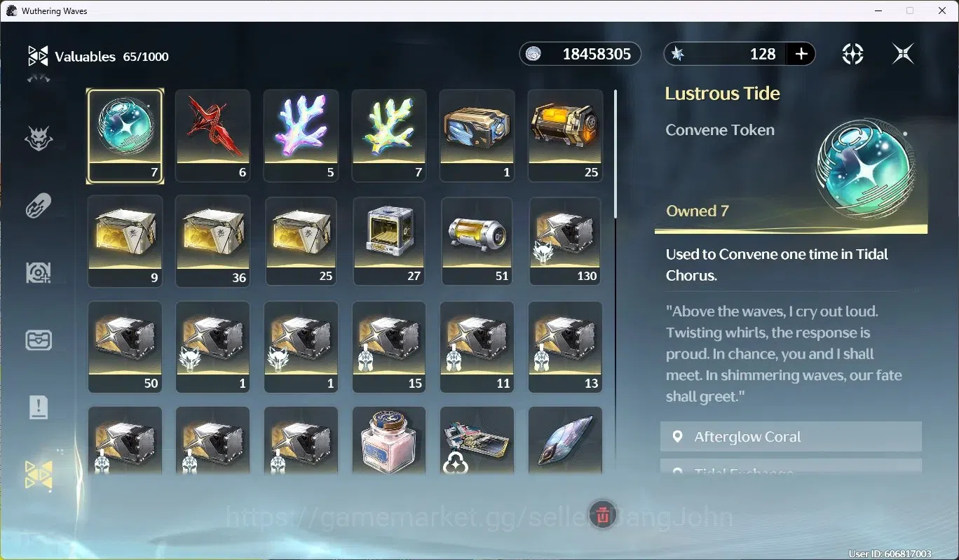 Wuthering Waves Accounts EU|UL 49|Rank 5|1 Char Limited [Lucy RC6 + Sign],R image 14