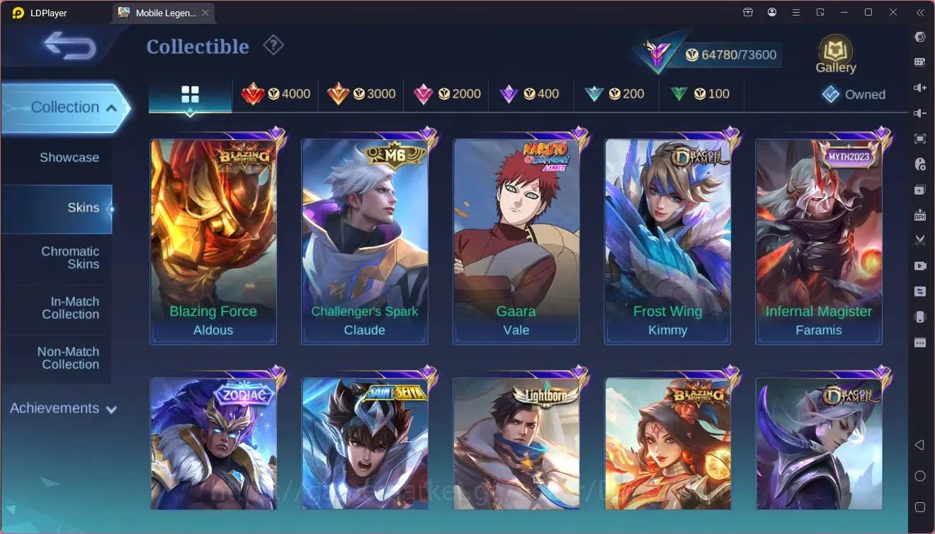 Mobile Legends: Bang Bang Accounts Global |Hero 131| Skin 248|Renowned| Naruto suyou| image 12