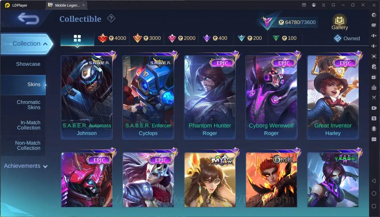 Mobile Legends: Bang Bang Accounts Global |Hero 131| Skin 248|Renowned| Naruto suyou| image 14