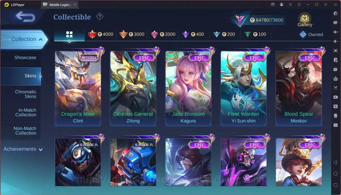 Mobile Legends: Bang Bang Accounts Global |Hero 131| Skin 248|Renowned| Naruto suyou| image 15