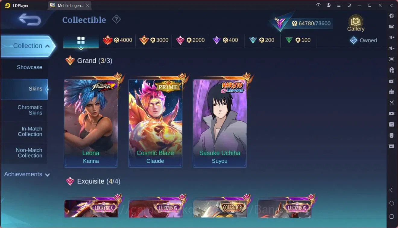Mobile Legends: Bang Bang Accounts Global |Hero 131| Skin 248|Renowned| Naruto suyou| image 18