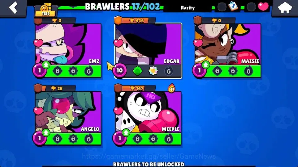 Brawl Stars Accounts 1159 Trophy|17 Brawlers 1 Max Lv [Nita]|1 Mythic [ image 10