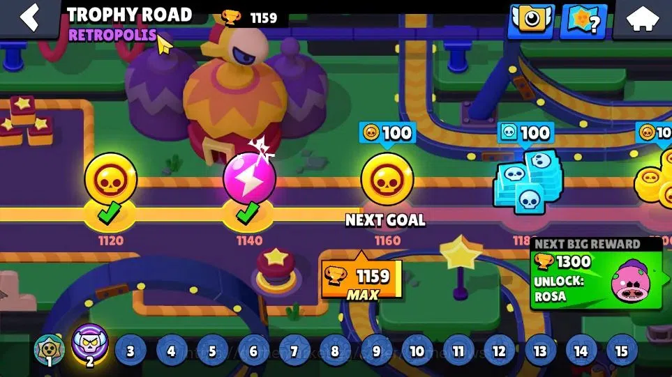 Brawl Stars Accounts 1159 Trophy|17 Brawlers 1 Max Lv [Nita]|1 Mythic [ image 5