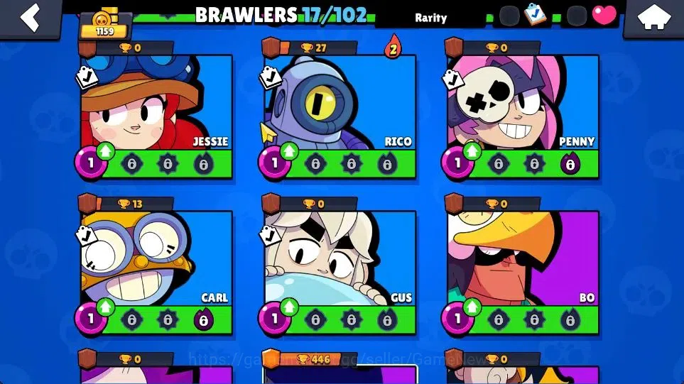 Brawl Stars Accounts 1159 Trophy|17 Brawlers 1 Max Lv [Nita]|1 Mythic [ image 9