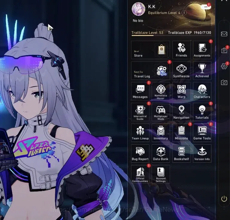 Honkai Star Rail Accounts Others Asia|TL 53|74 SRSP+2 Golden Comp|8 Limited|Casto+Sign,Silver Wolf 999,Silver 1