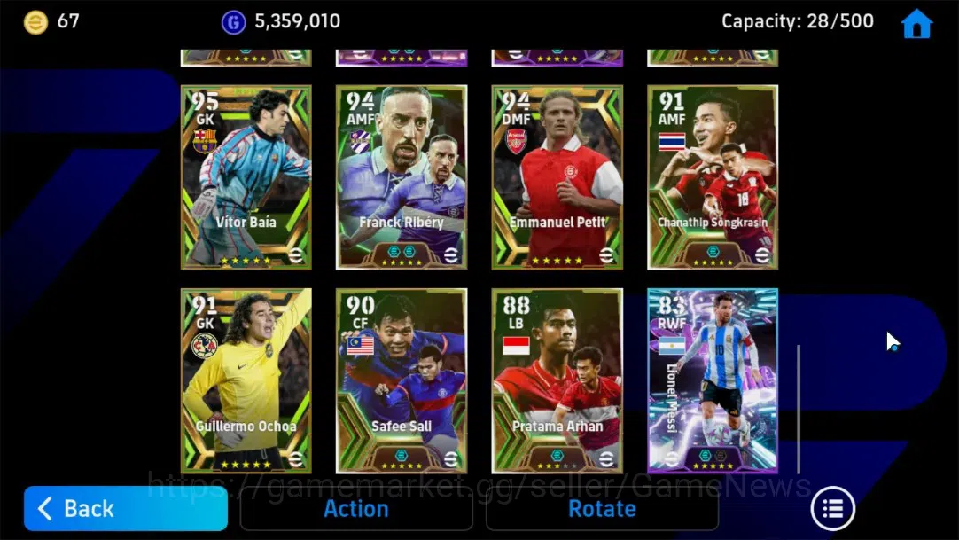eFootball Accounts Android|Epic Steven Gerrard,Gabriel Batistuta,Hide image 10