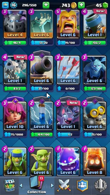 Clash Royale Accounts Lvl 16|Trophy 2013|KTL 6|Best Starter Account|Card image 12