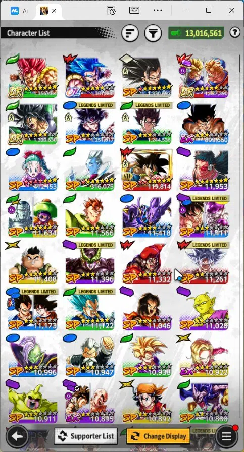 Dragon Ball Legends Accounts Global | Lvl 150|13M Total Power|14.8K CC|3 LR|1 U image 10
