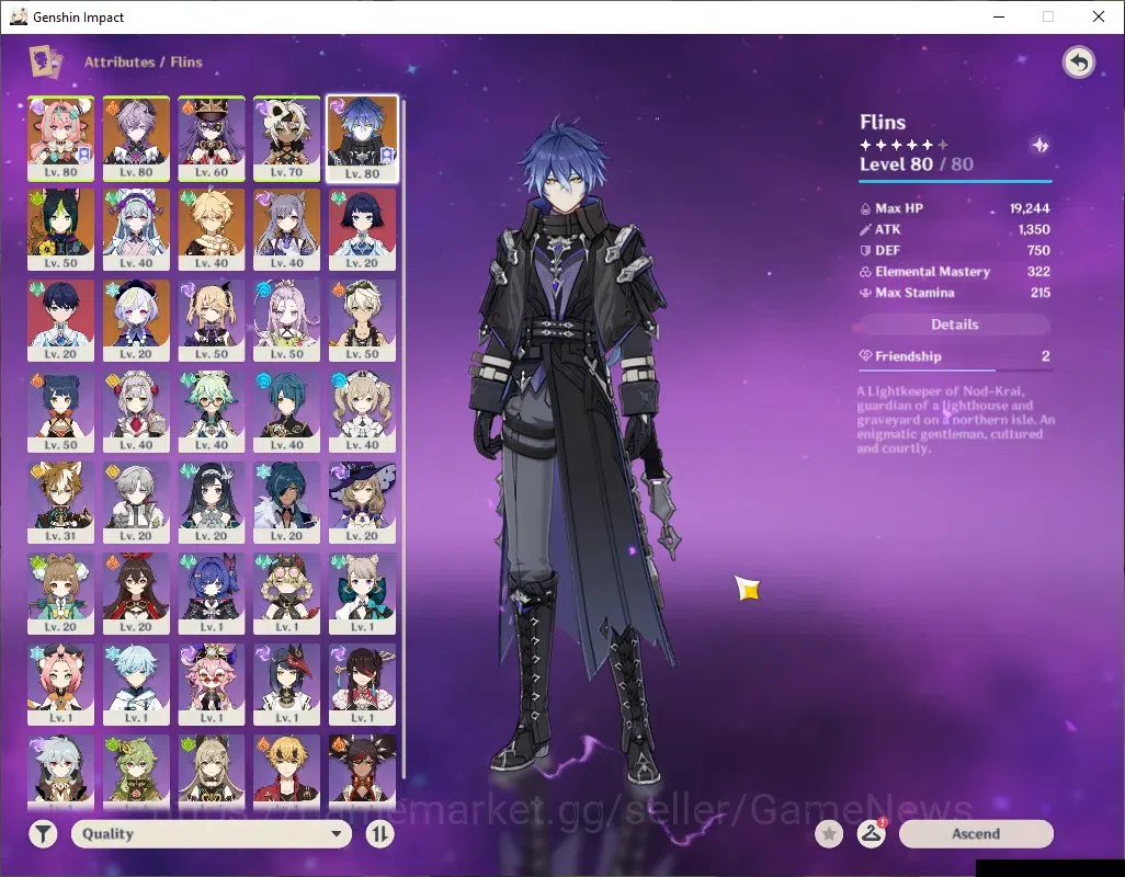 Genshin Impact Accounts ASIA|AR 45|3 Limited + 4 (*5Standard)|Durin,Flins, image 5