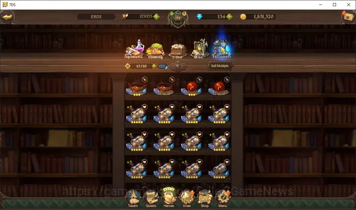 The Seven Deadly Sins: Grand Cross Accounts Global|3,2M CC|134 DM|3 LR+6 UR+Collab ReZero|Rein image 18