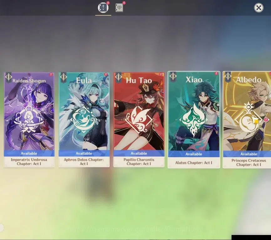 Genshin Impact Accounts ASIA |AR 40|6 Limited+33(*4Character)|Arlecchino,C image 11