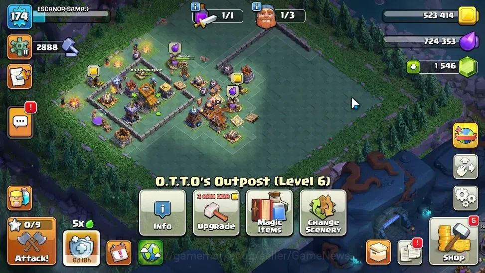 Clash of Clans Accounts LV 174|TH 14-BH 8|HH 8|Limited Skin|BK 74,AQ 79,GW image 19