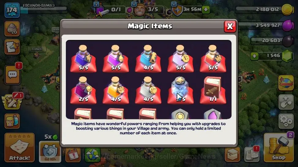 Clash of Clans Accounts LV 174|TH 14-BH 8|HH 8|Limited Skin|BK 74,AQ 79,GW image 2