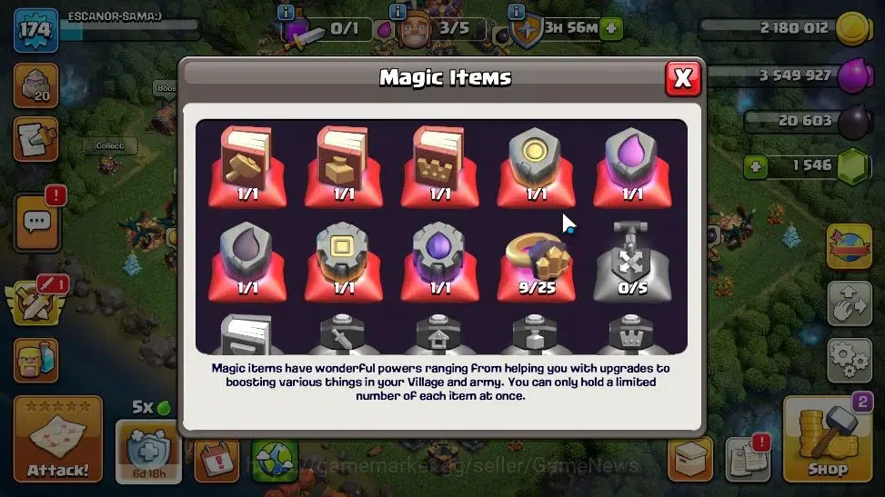 Clash of Clans Accounts LV 174|TH 14-BH 8|HH 8|Limited Skin|BK 74,AQ 79,GW image 3