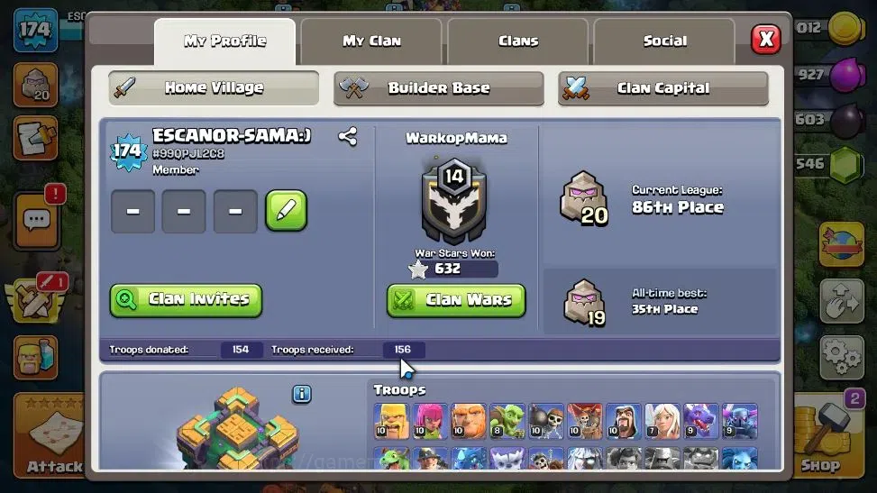 Clash of Clans Accounts LV 174|TH 14-BH 8|HH 8|Limited Skin|BK 74,AQ 79,GW image 4