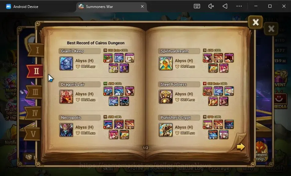 Summoners War: Sky Arena Accounts GLOBAL Lv100|3 LD[Shan,Nyx,Devaraja]|125 Total NB5 image 4
