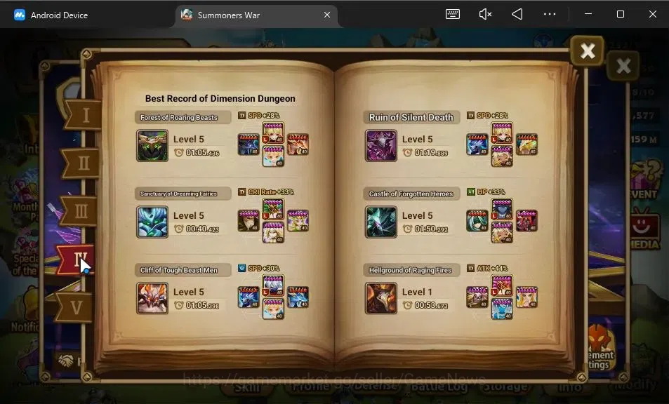 Summoners War: Sky Arena Accounts GLOBAL Lv100|3 LD[Shan,Nyx,Devaraja]|125 Total NB5 image 6