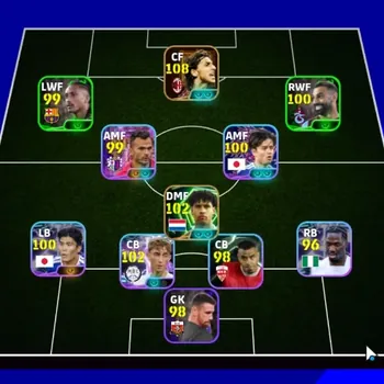 eFootball Accounts Legends & Iconic Players Android|Power 3101|BigTime Zlatan Ibrahimovic|5 Epic Frank Rijkaard,Eden