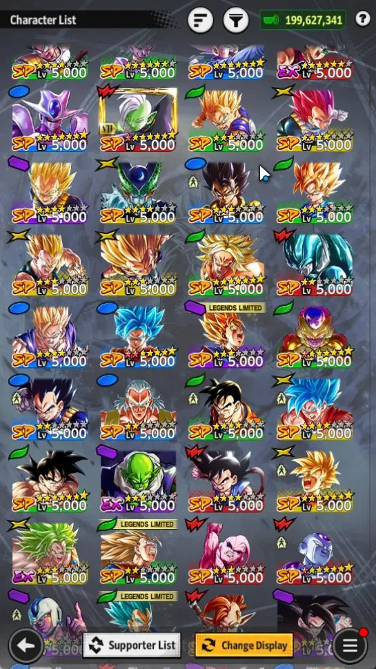 Dragon Ball Legends Accounts Android/IOS|Lvl 156|4.13M Total Power|851 CC|1 LR| image 11