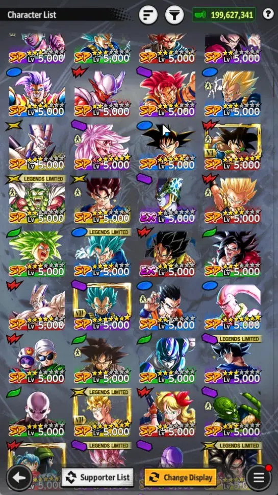 Dragon Ball Legends Accounts Android/IOS|Lvl 156|4.13M Total Power|851 CC|1 LR| image 12