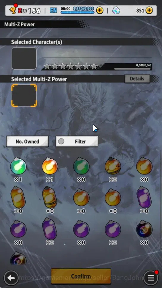 Dragon Ball Legends Accounts Android/IOS|Lvl 156|4.13M Total Power|851 CC|1 LR| image 13