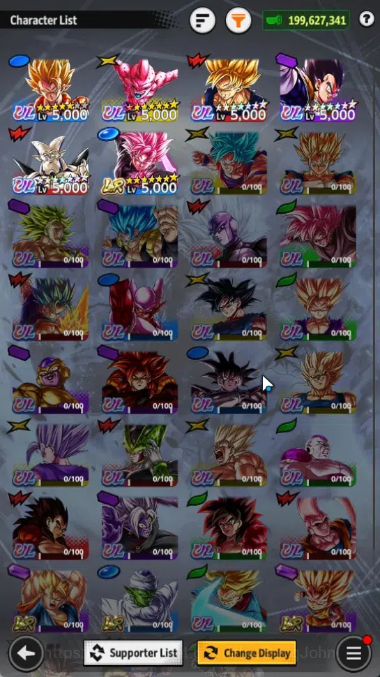 Dragon Ball Legends Accounts Android/IOS|Lvl 156|4.13M Total Power|851 CC|1 LR| image 3