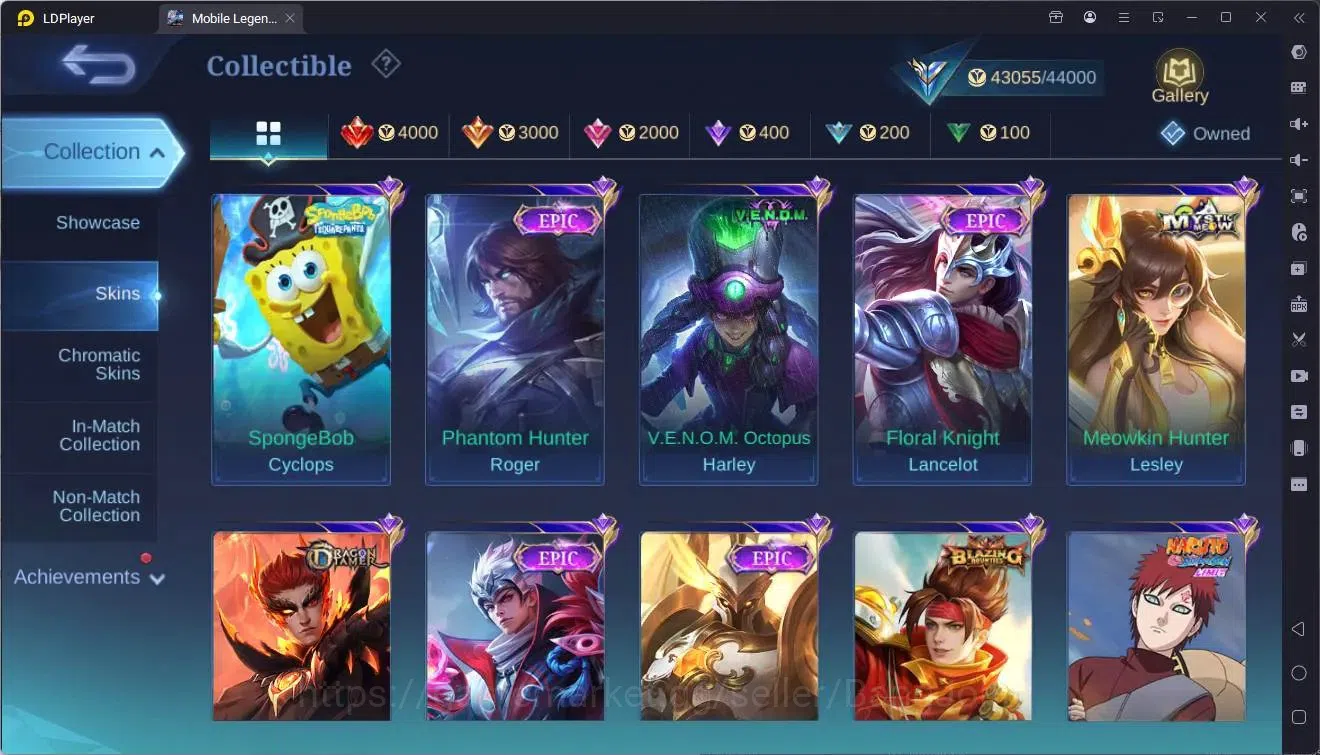 Mobile Legends: Bang Bang Accounts Global|Hero 102|Skin 170|Expert|KOF Karina,Granger image 10