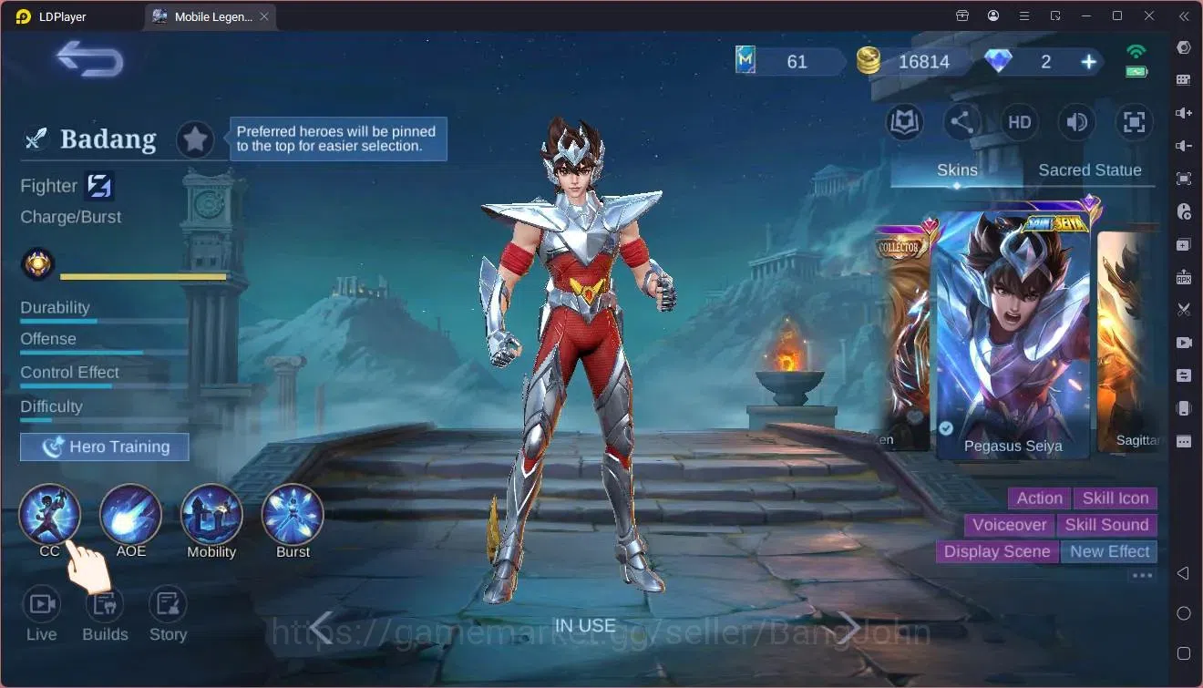 Mobile Legends: Bang Bang Accounts Global|Hero 102|Skin 170|Expert|KOF Karina,Granger image 19