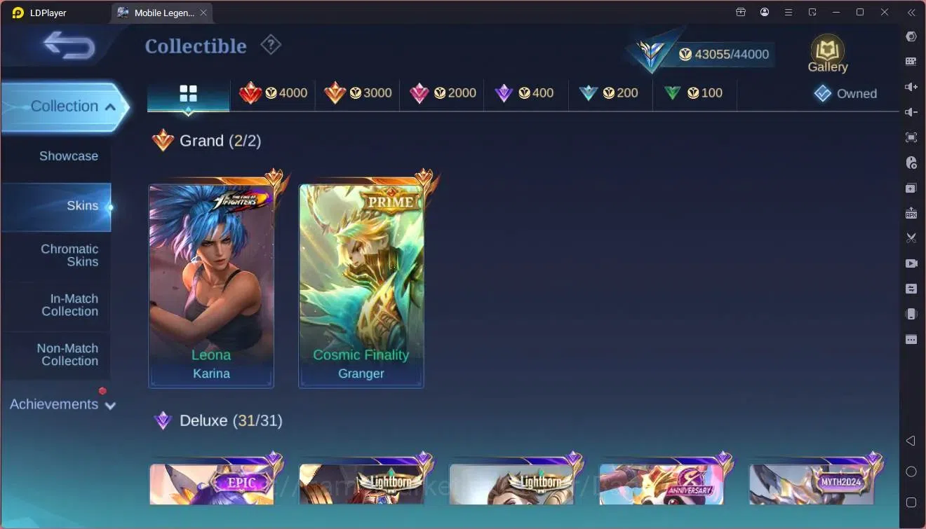 Mobile Legends: Bang Bang Accounts Global|Hero 102|Skin 170|Expert|KOF Karina,Granger image 7