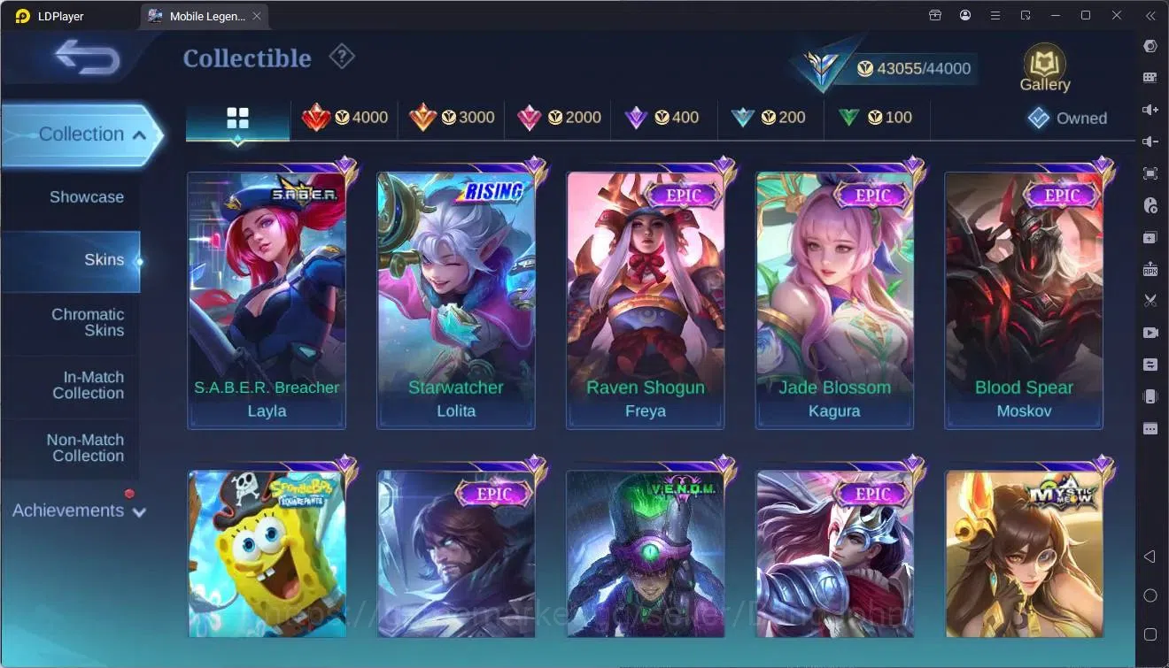 Mobile Legends: Bang Bang Accounts Global|Hero 102|Skin 170|Expert|KOF Karina,Granger image 9