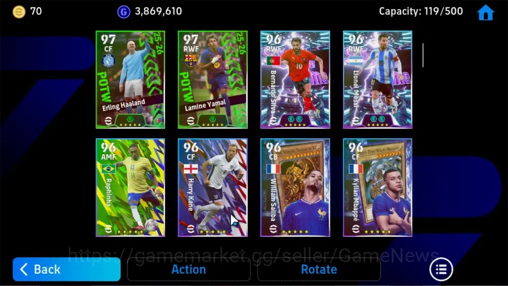 eFootball Accounts Android|Epic Roberto Carlos,Andres Iniesta,Dimitar image 5
