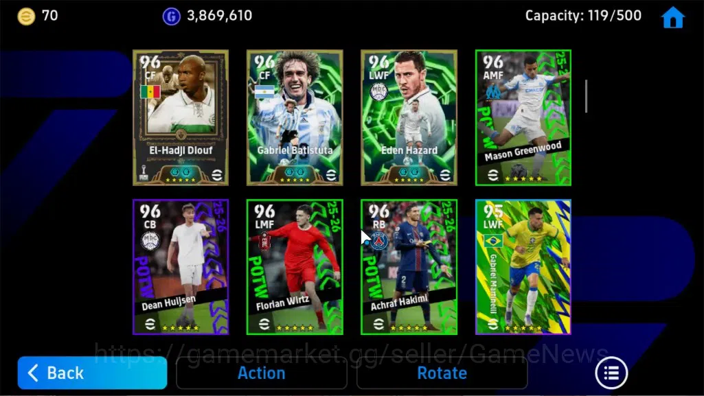 eFootball Accounts Android|Epic Roberto Carlos,Andres Iniesta,Dimitar image 6