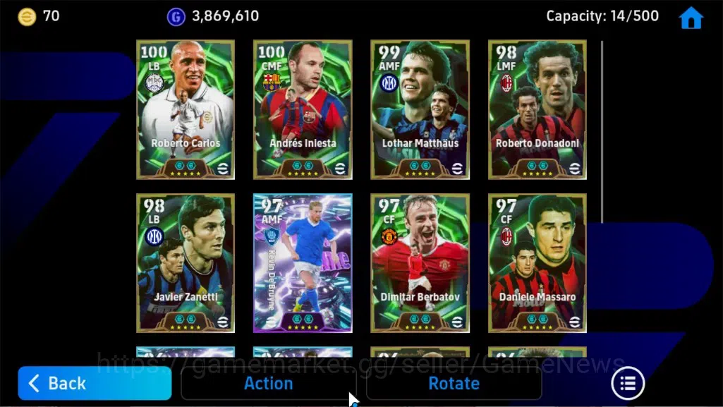 eFootball Accounts Android|Epic Roberto Carlos,Andres Iniesta,Dimitar image 7