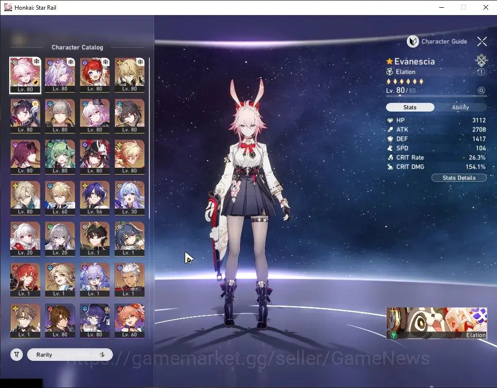 Honkai Star Rail Accounts Asia|TL 68|Free GI Endgame|17 Limited|[Mydei,Casto image 4