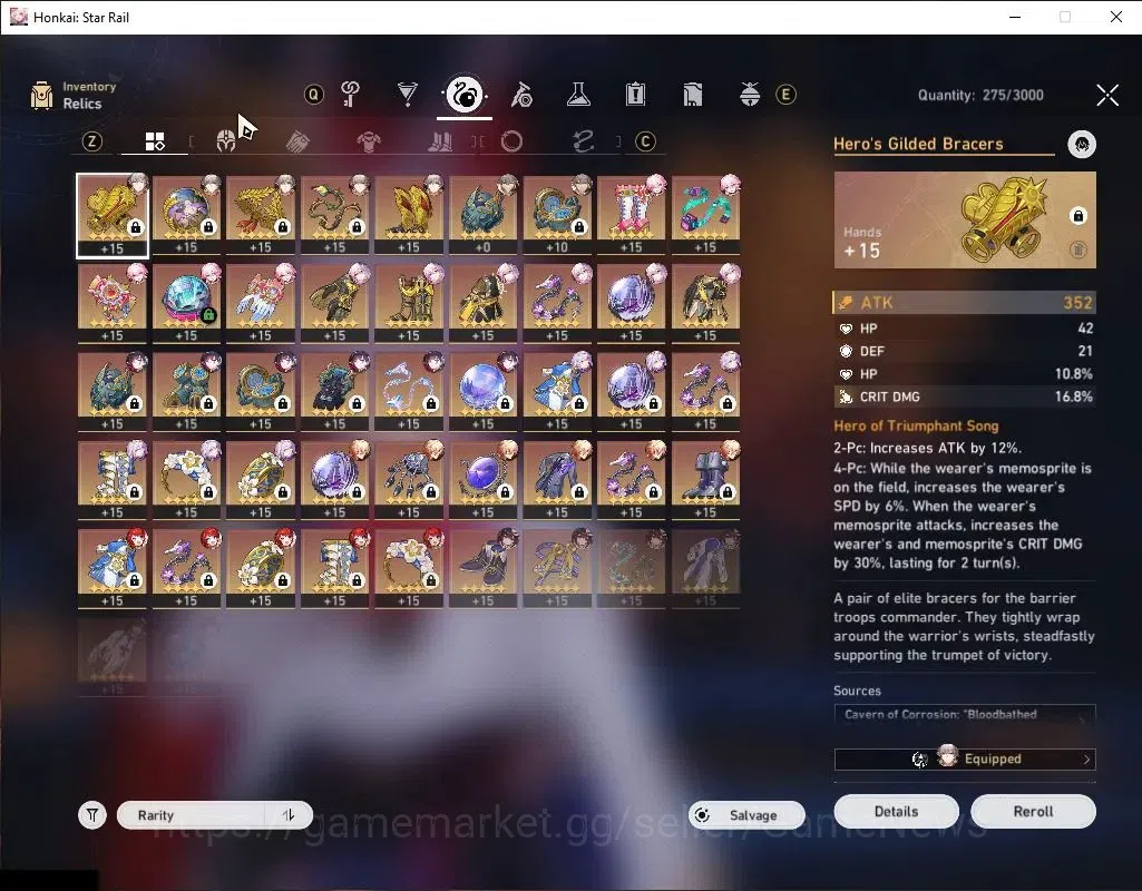 Honkai Star Rail Accounts Asia|TL 68|Free GI Endgame|17 Limited|[Mydei,Casto image 7