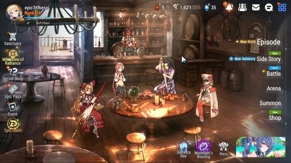 Epic Seven Accounts GLOBAL UnVerif|New Era|2 ML(Straze,Dark Corvus)+Se image 1