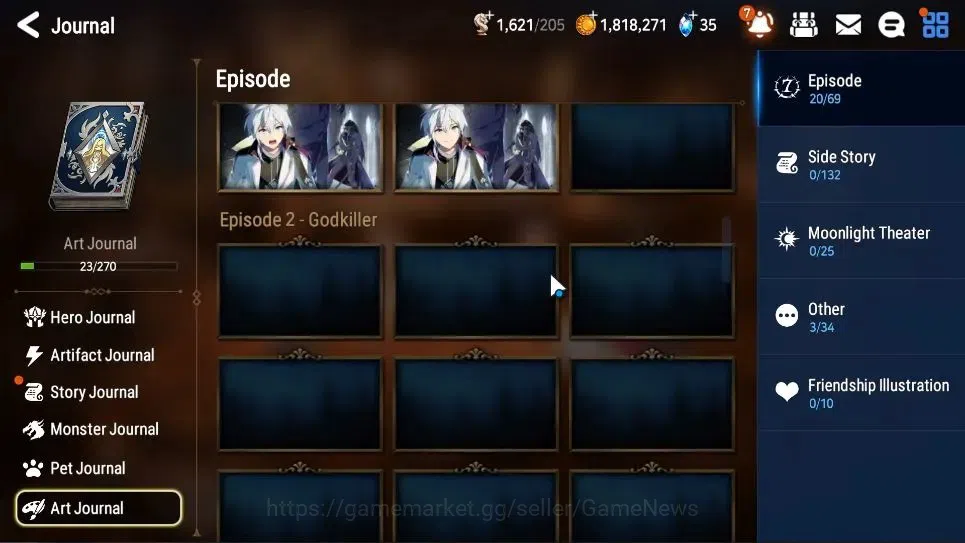 Epic Seven Accounts GLOBAL UnVerif|New Era|2 ML(Straze,Dark Corvus)+Se image 18